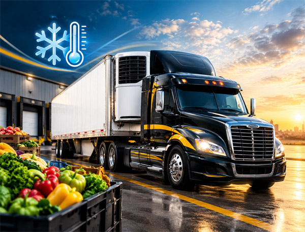Refrigerated trucking dispatch support